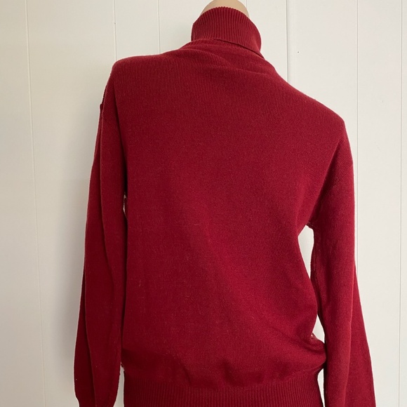 VTG 1970s Mens Turtleneck Sweater Acrylic Sz M - Picture 6 of 8